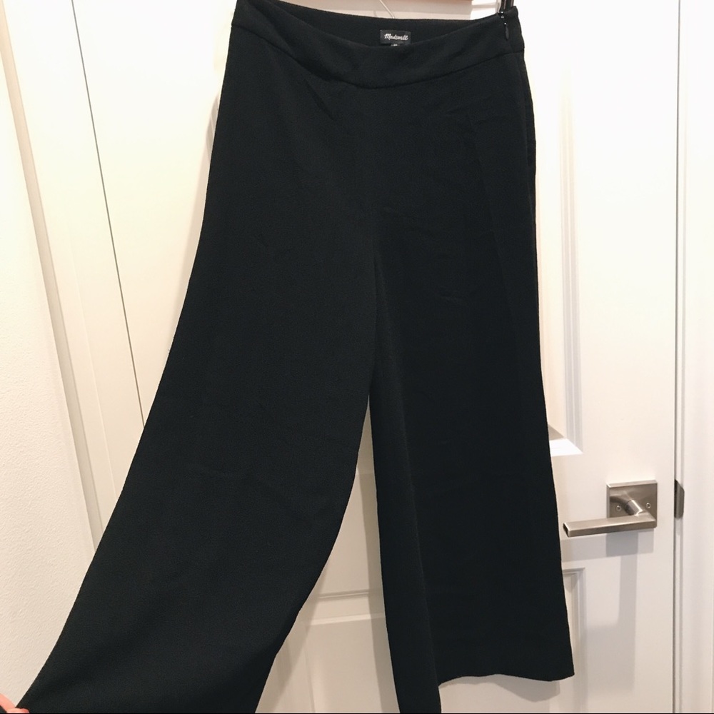 Madewell Silky Pull-On wide leg trouser